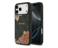 Guess 4G Flowers Print MagSafe do iPhone 17 Pro czarny - 1365496 - zdjęcie 1